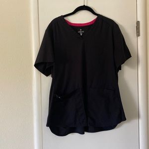 Black Med Couture scrub set. Women’s XL